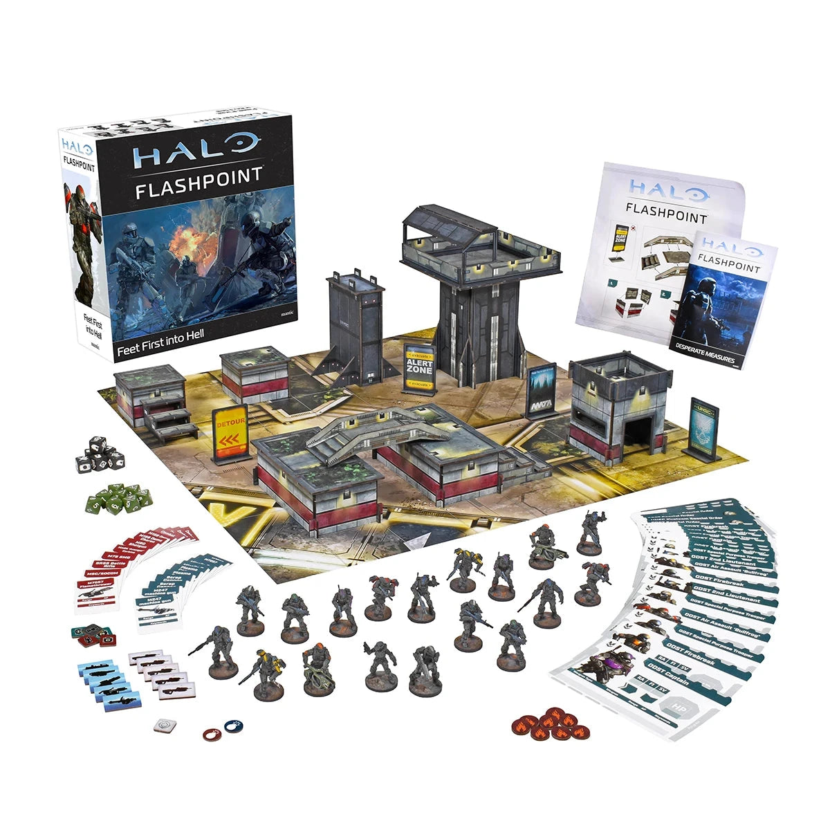 Halo Flashpoint - Feet First Into Hell - ODST Faction Set Miniatures Mantic 