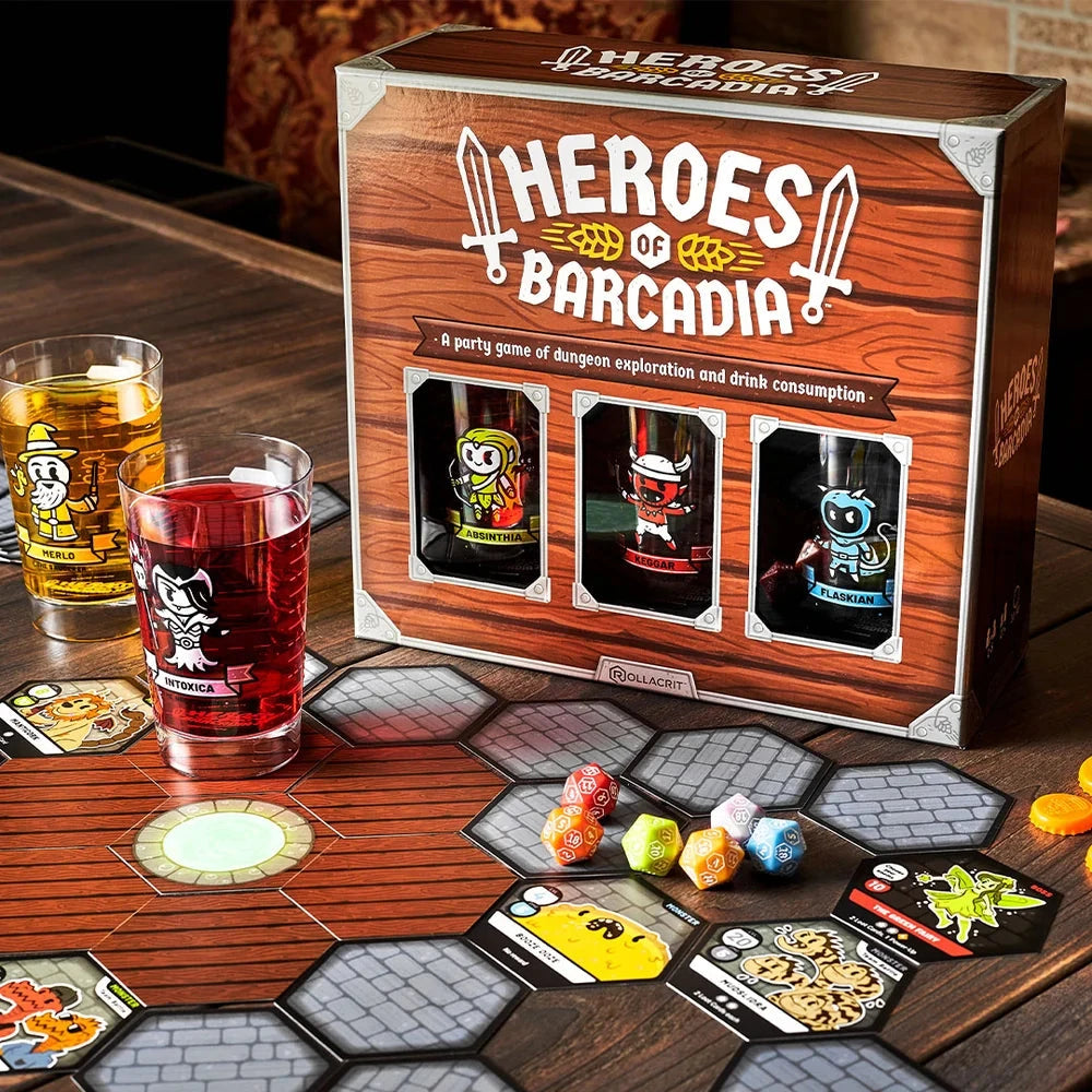Heroes of Barcadia Board Games Rollacrit 