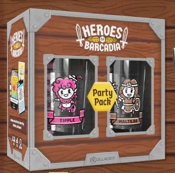 Heroes of Barcadia: Party Pack 2-Additional Player Expansion Board Games Rollacrit