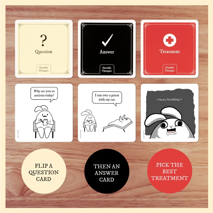 Horrible Therapist Card Games Exploding Kittens