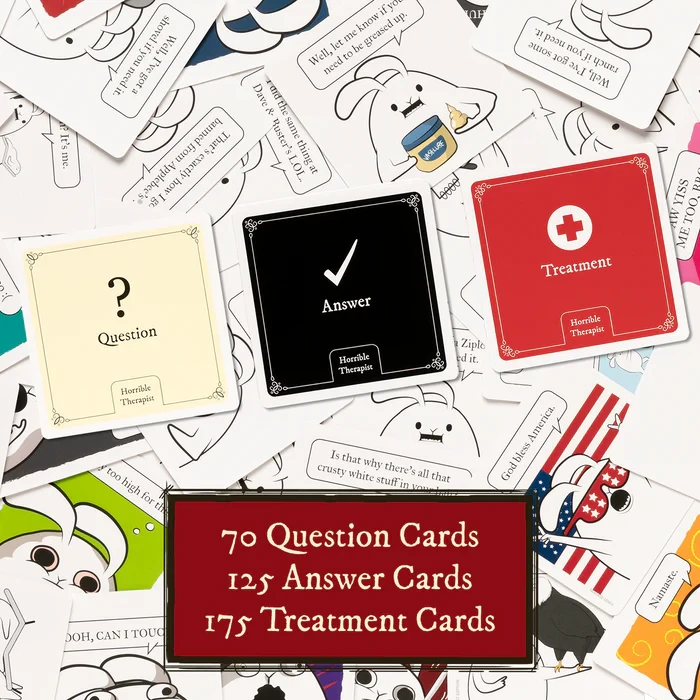 Horrible Therapist Card Games Exploding Kittens
