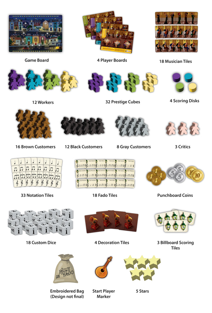 House of Fado (Kickstarter Edition) Board Games Eagle-Gryphon Games