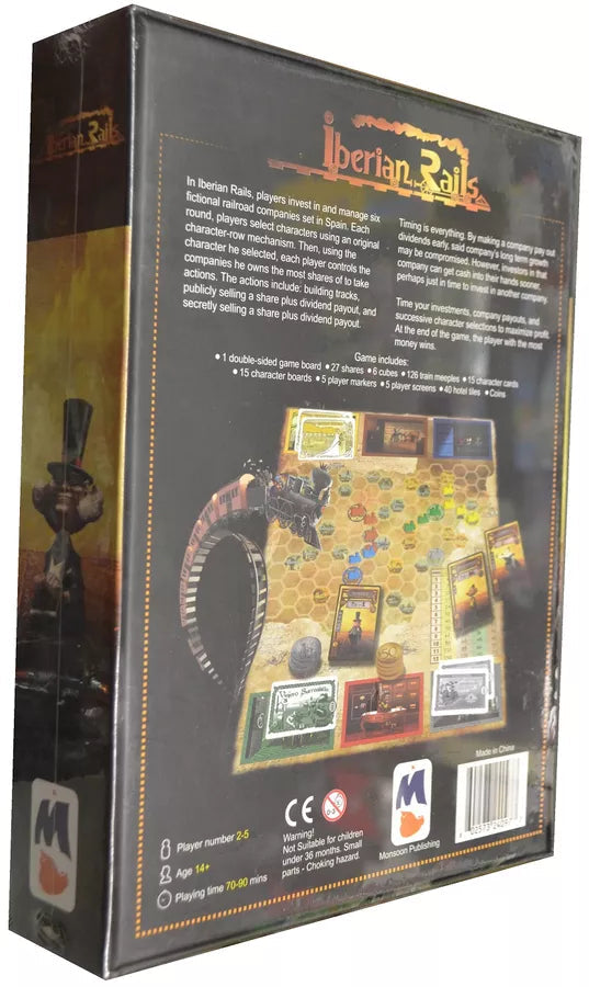 Iberian Rails - economic board game Board Games Monsoon Publishing