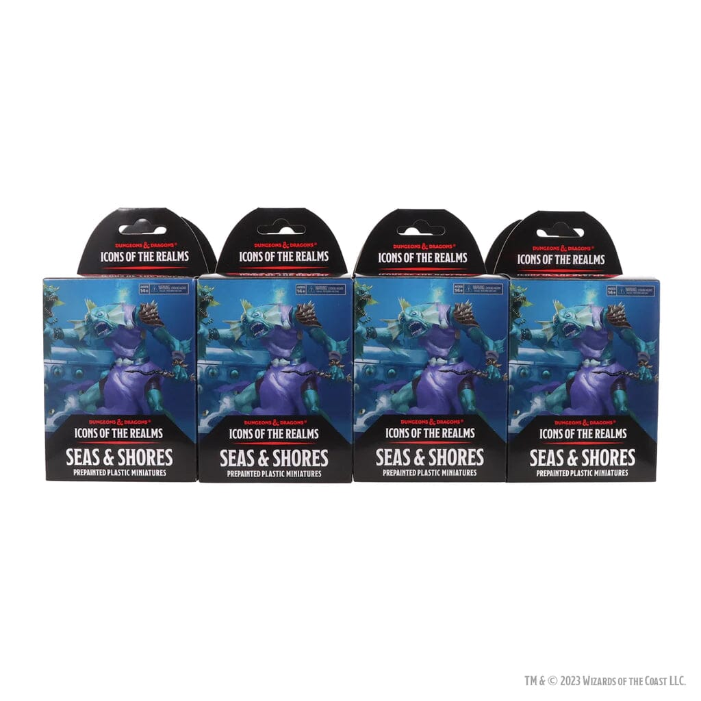 Icons of the Realms: Seas & Shores Booster Brick Miniatures Wizkids