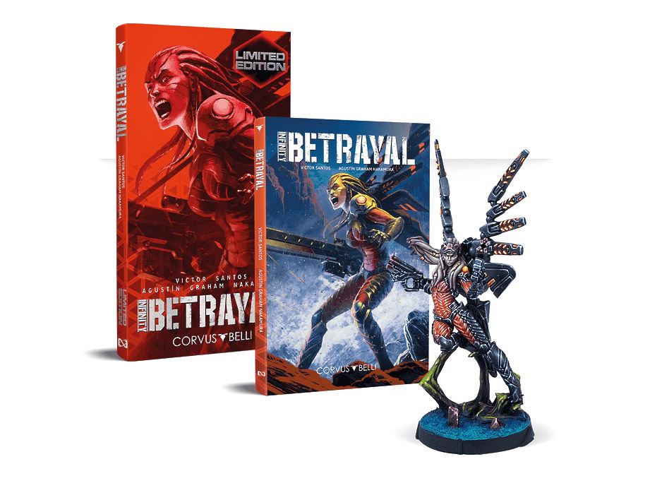 Infinity: Betrayal Graphic Novel Limited Edition Novel Corvus Belli