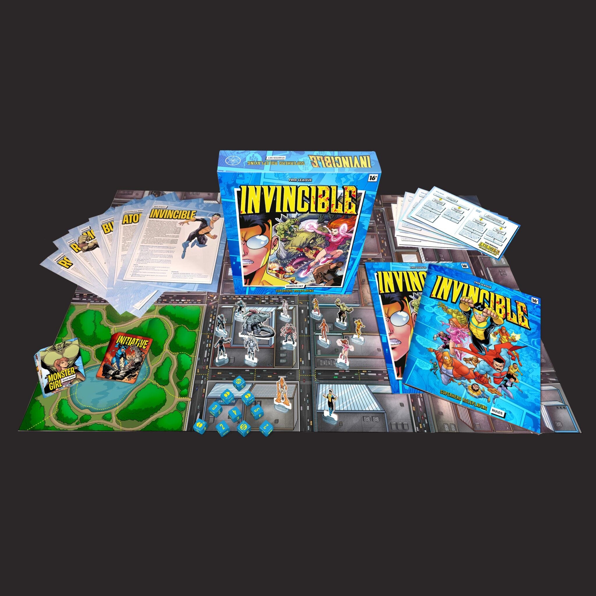 Invincible – Superhero Roleplaying Starter Set RPG Free League Publishing 