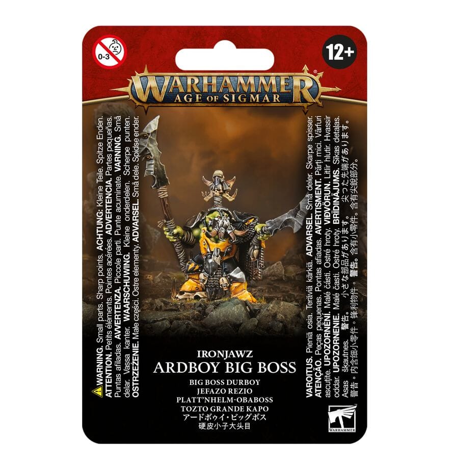 Ironjawz Ardboy Big Boss Miniatures Games Workshop 