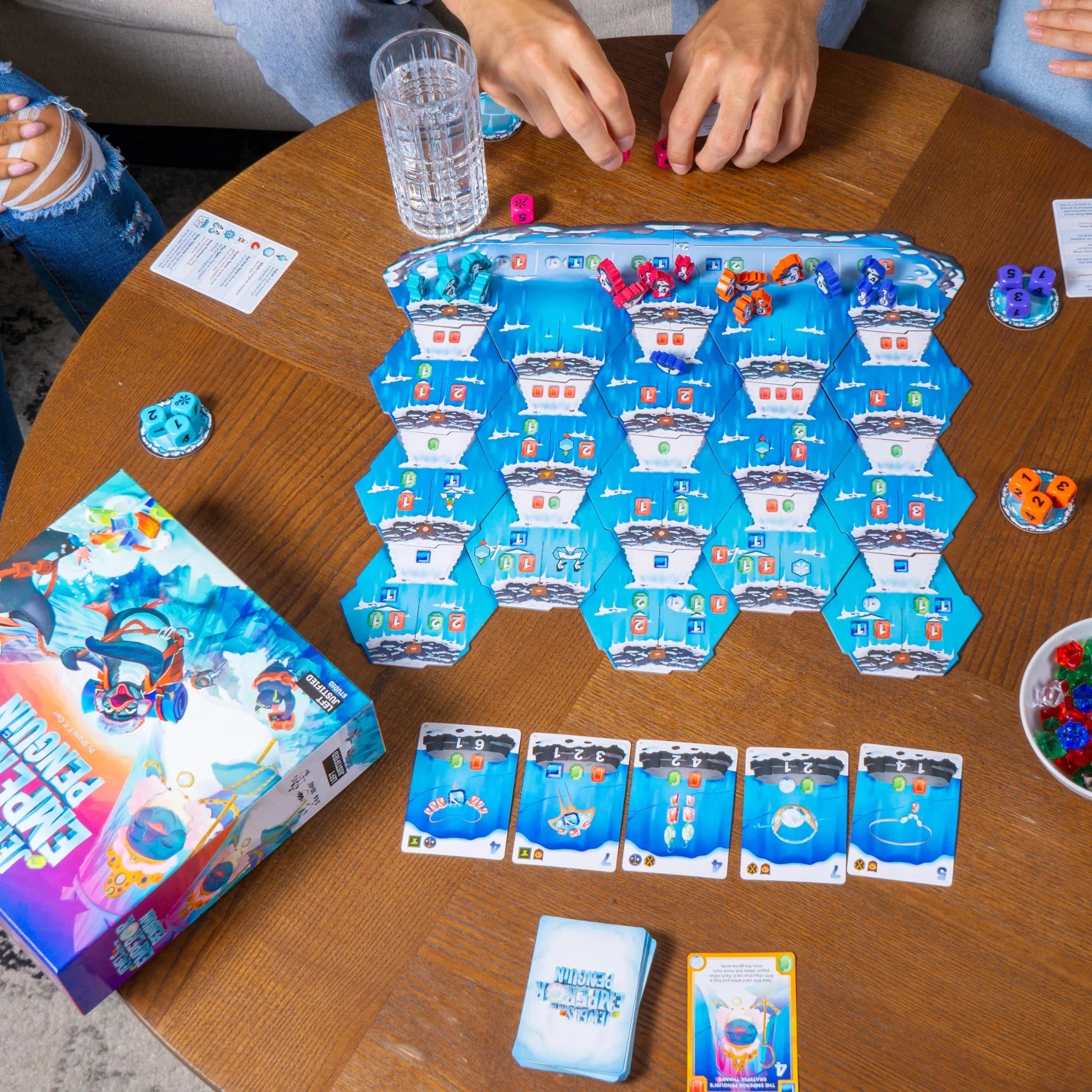 Jewels for the Emperor Penguin + Jules Verne the Plush Penguin! Board Games Left Justified Studio 