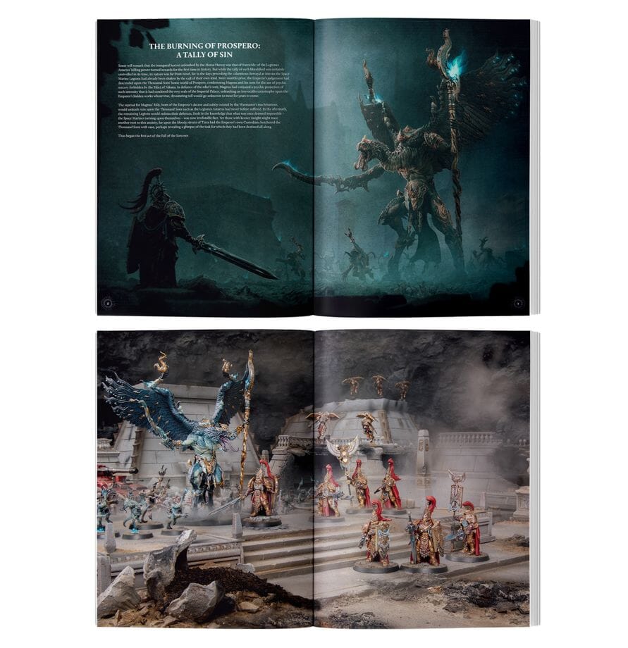Journal Tactica: Prospero Burns – The Judgement Of Valdor Rulebook Games Workshop 