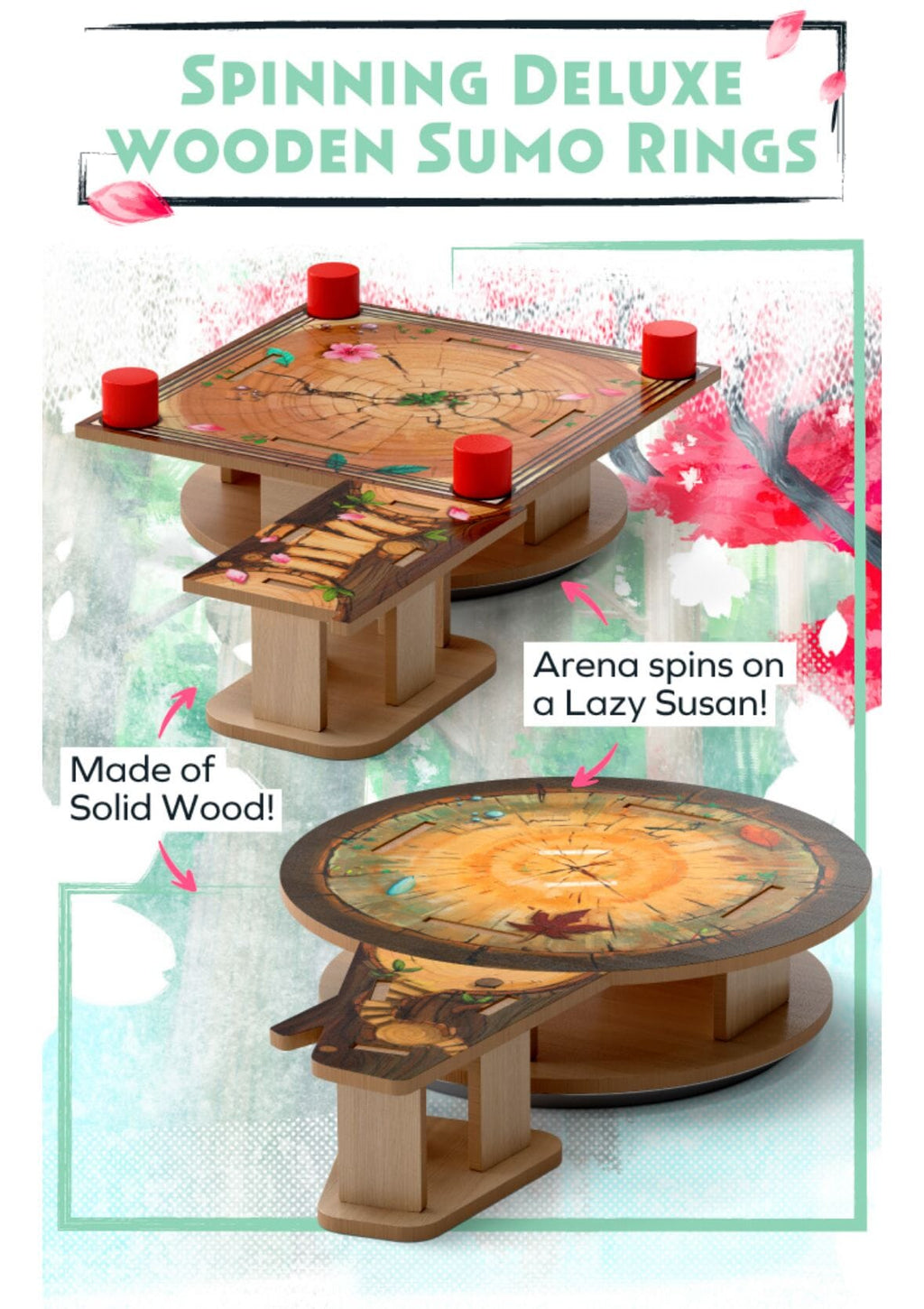 Kabuto Sumo: Sakura Slam Board Games Allplay 