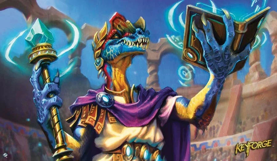 KeyForge Playmat Card Game Accessories FFG Philophosaurus 