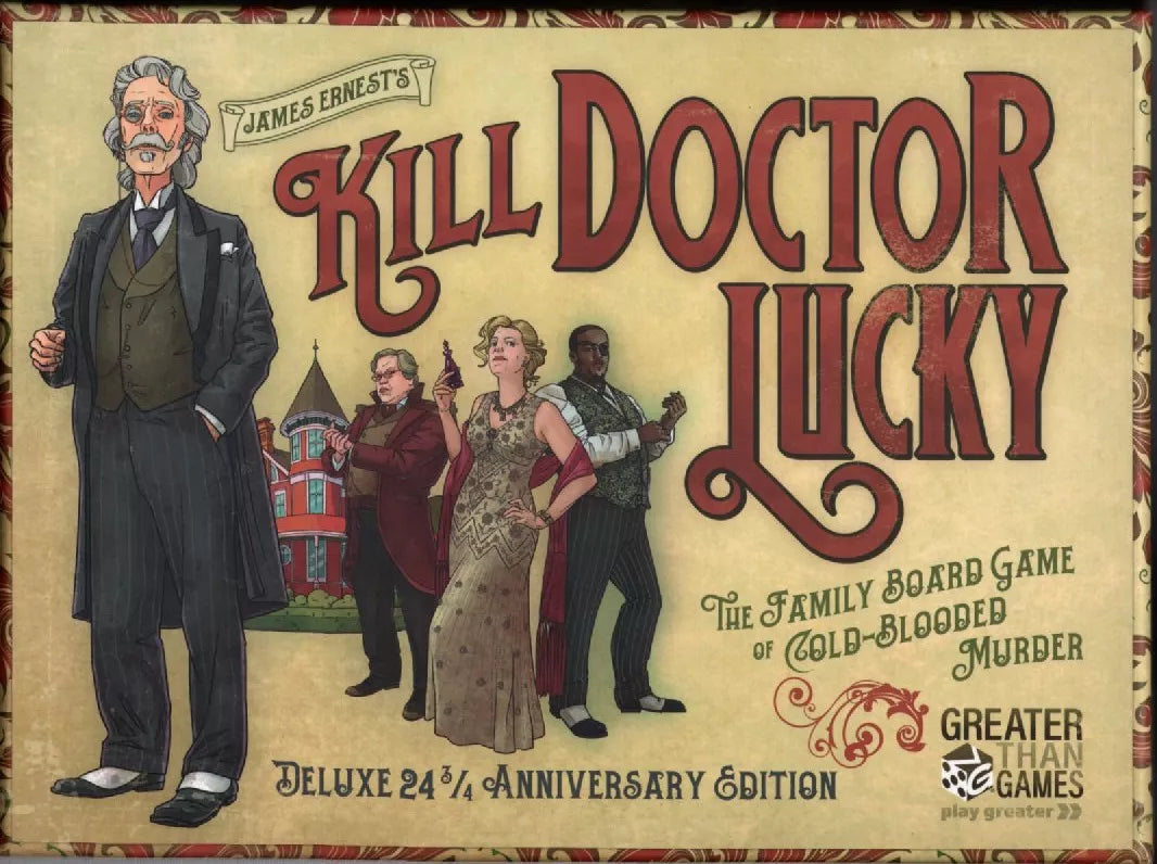 Kill Doctor Lucky 24 3/4 Anniversary Edition Board Games GREATER THAN GAMES