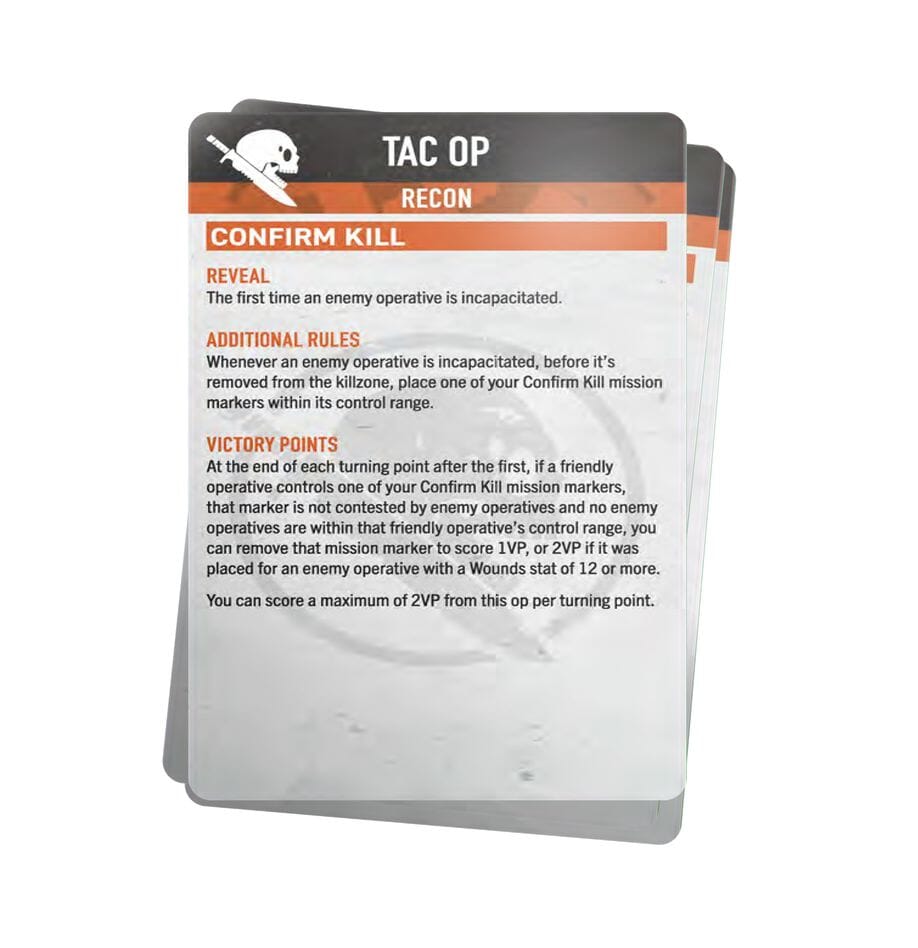 Kill Team: Approved Ops Card Pack (2024) Rulebook Games Workshop