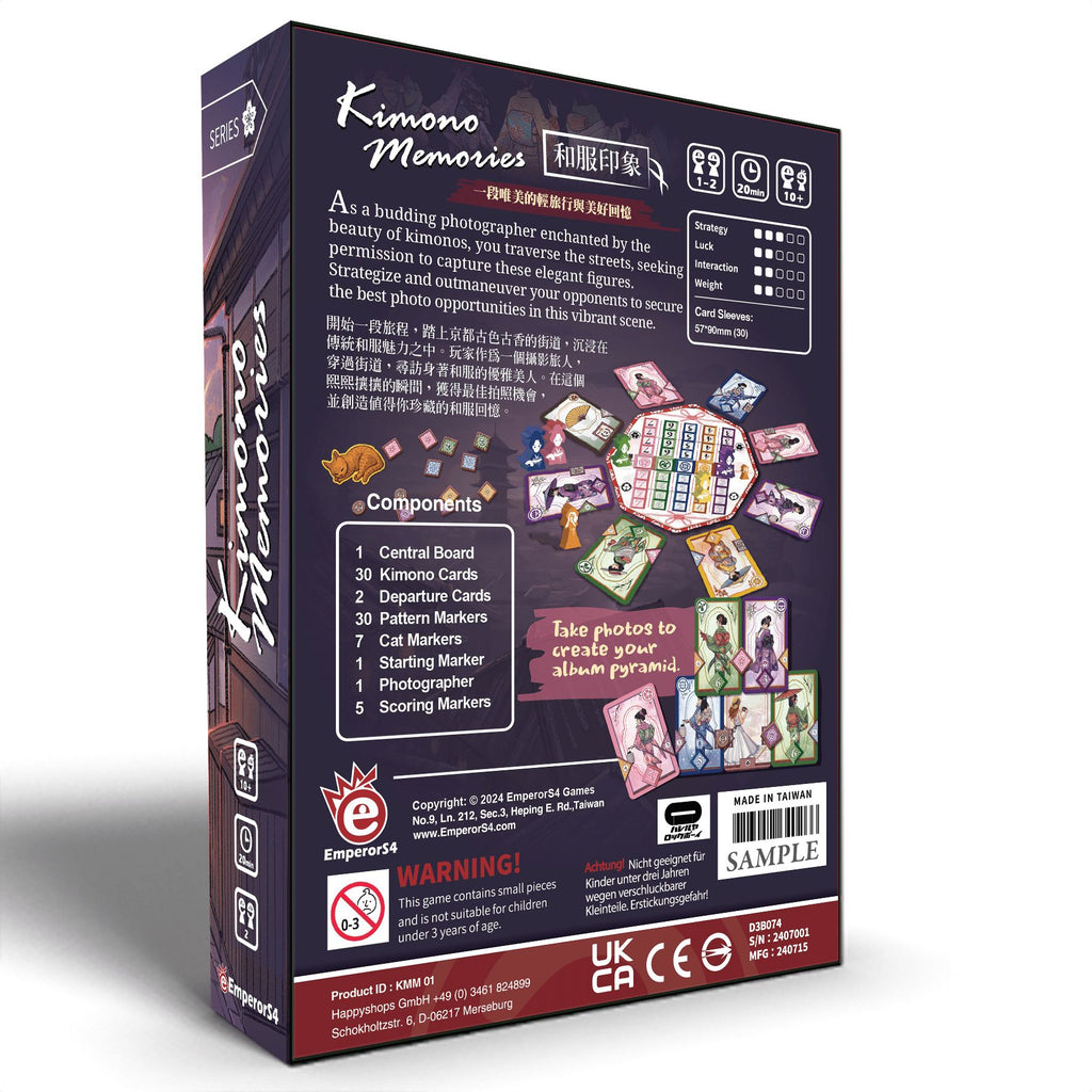 Kimono Memories Board Games EmperorS4 