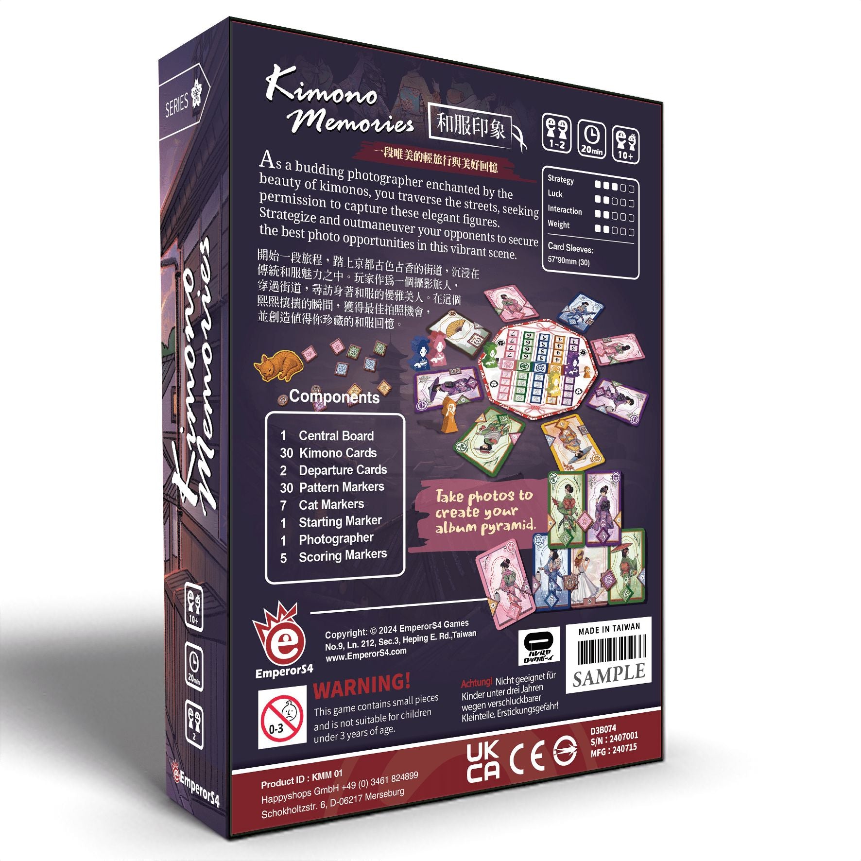 Kimono Memories Board Games EmperorS4 