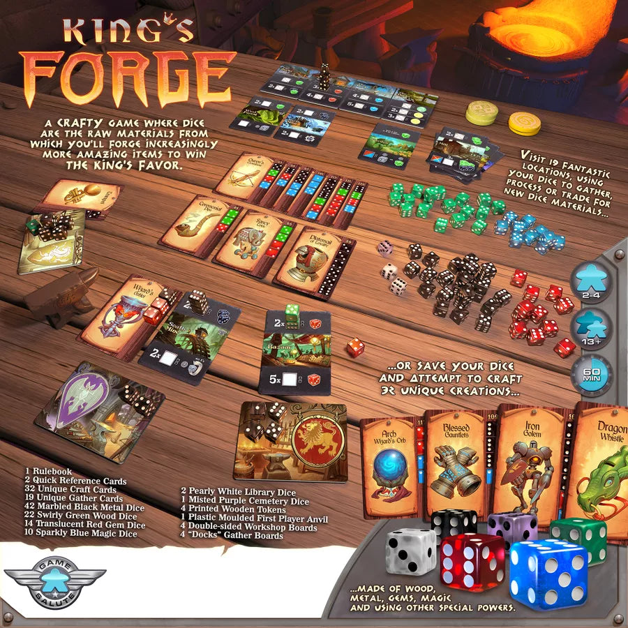 King's Forge (2nd Edition) Board Games GAME SALUTE