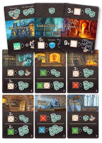King's Forge: Glassworks Board Game GAME SALUTE