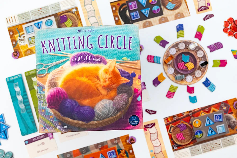 Knitting Circle: A Calico Game Board Games Flatout Games 
