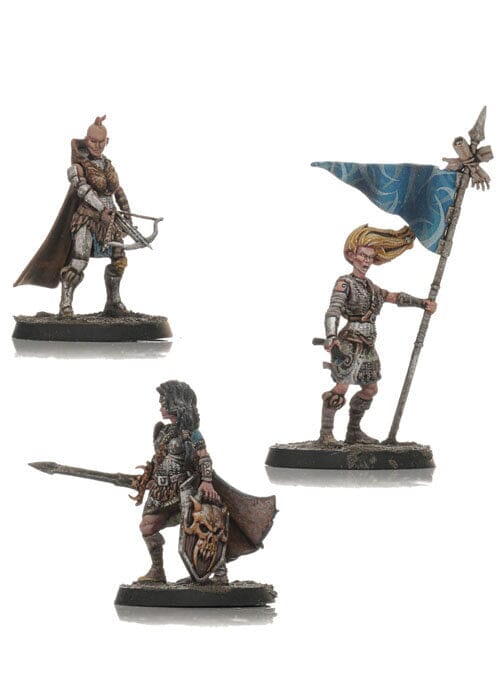 Krumvaal Northern Alliance: Shieldmaiden Infantry/Rangers dual kit (hard-plastic) Miniatures Shieldwolf Miniatures