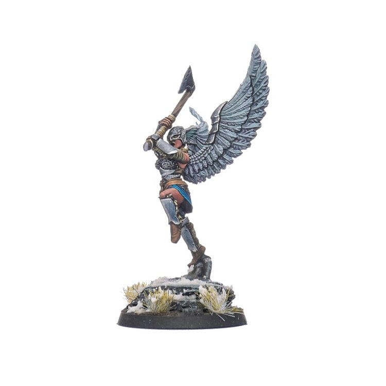 Krumvaal Northern Alliance: Valkyries Heroine A (w/great axe) Miniatures Shieldwolf Miniatures
