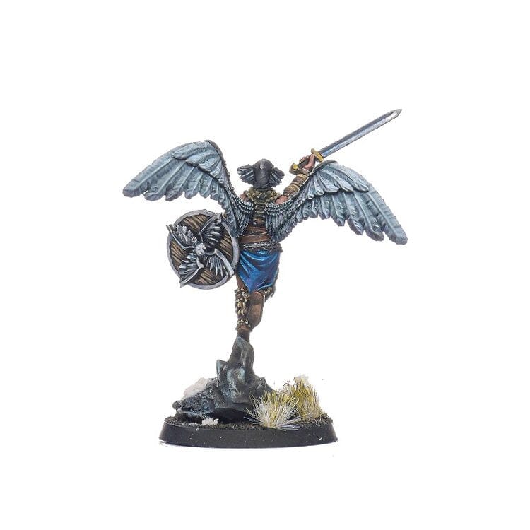 Krumvaal Northern Alliance: Valkyries Heroine B (w/sword and shield) Miniatures Shieldwolf Miniatures