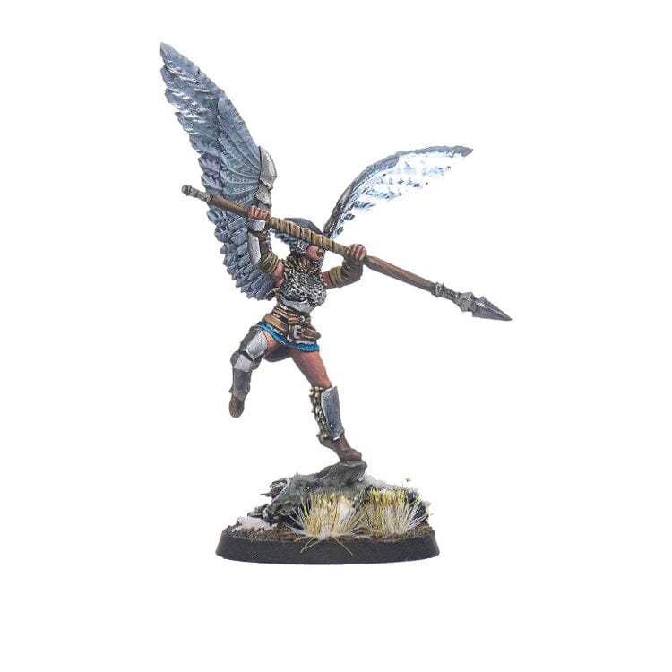 Krumvaal Northern Alliance: Valkyries Heroine C (with spear) Miniatures Shieldwolf Miniatures