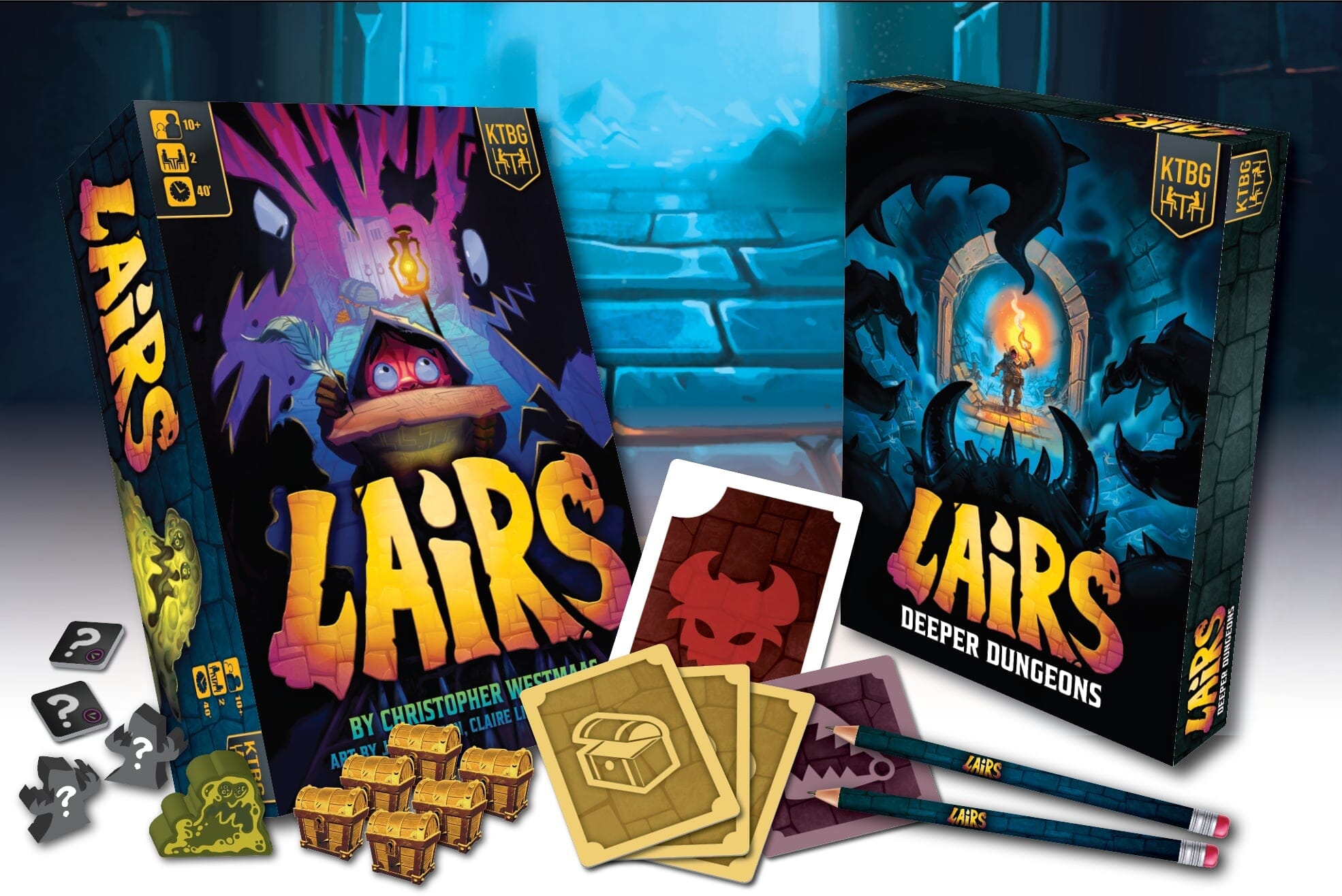 Lairs Kickstarter Board Games Kids Table BG 