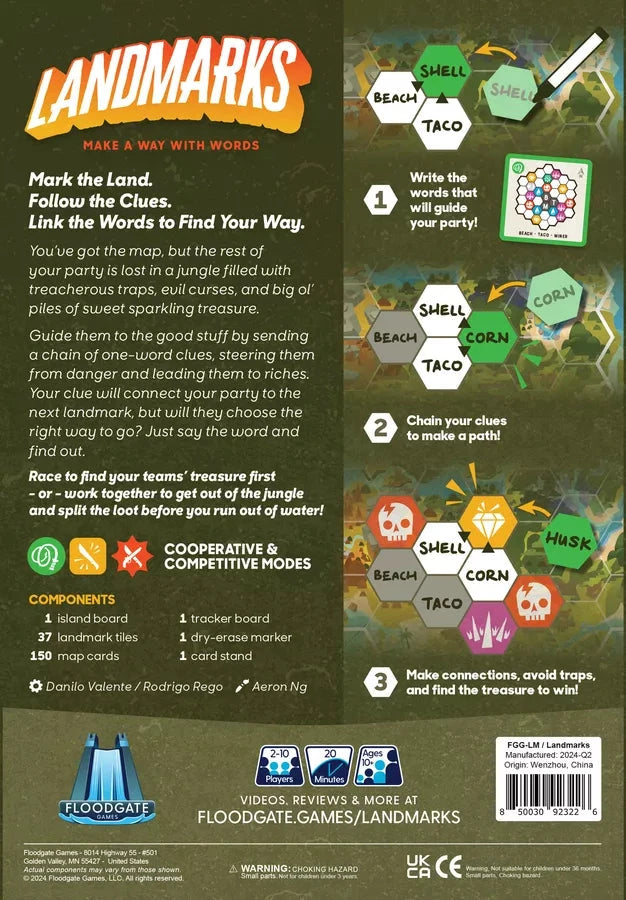 Landmarks Board Games FLOODGATE GAMES