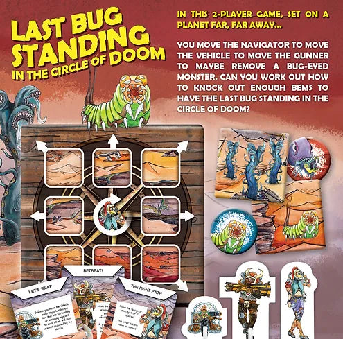Last Bug Standing in the Circle of Doom! Board Games Surprised Stare Games Ltd