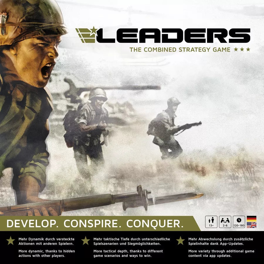 LEADERS: The Combined Strategy Game Board Games Rudy Games
