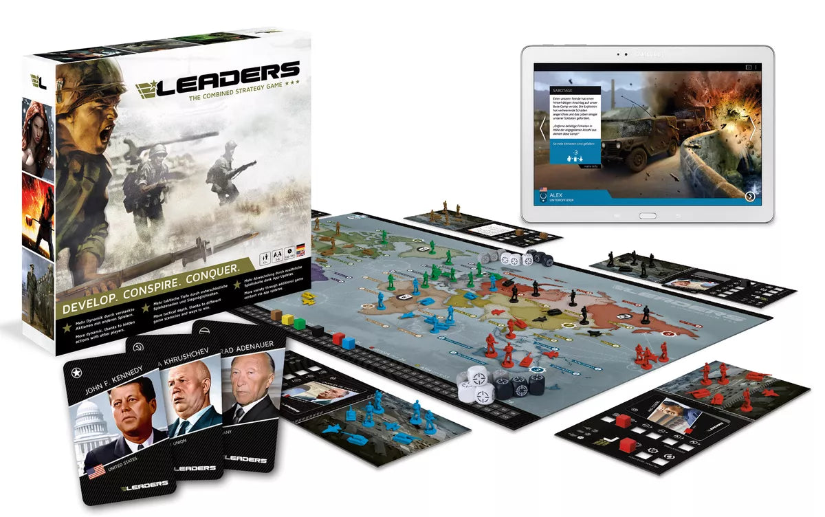 LEADERS: The Combined Strategy Game Board Games Rudy Games