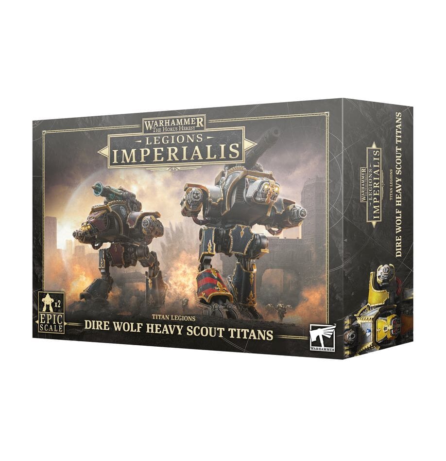 Legions Imperialis: Dire Wolf Heavy Scout Titans Miniatures Games Workshop 