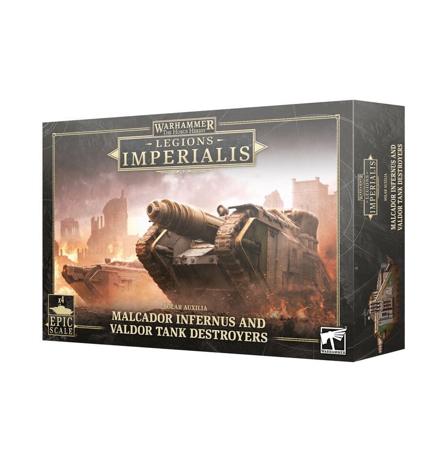 Legions Imperialis: Malcador Infernus and Valdor Tank Destroyers Miniatures Games Workshop