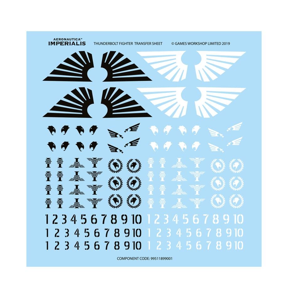 Legions Imperialis: Solar Auxilia - Thunderbolt Fighter Squadron Miniatures Games Workshop