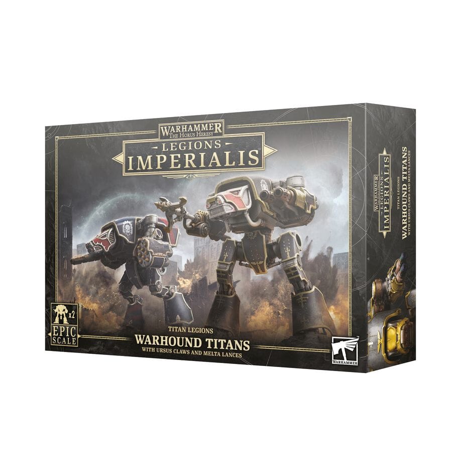 Legions Imperialis: Warhound Titans with Ursus Claws and Melta Lances Miniatures Games Workshop