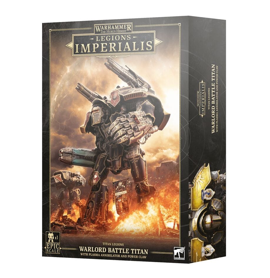 Legions Imperialis: Warlord Titan with Power Claw and Plasma Annihilator Miniatures Games Workshop