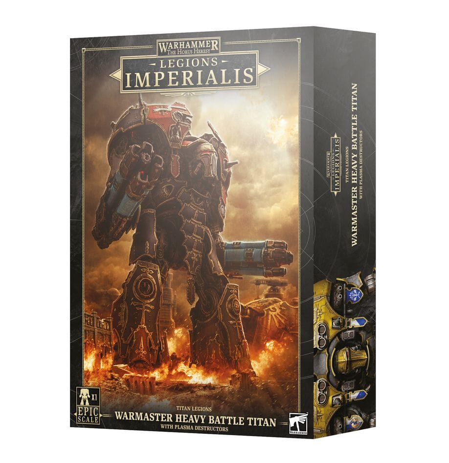 Legions Imperialis: Warmaster Heavy Battle Titan with Plasma Destructors Miniatures Games Workshop