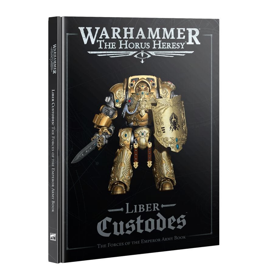 Liber Custodes: The Forces of the Emperor Army Book Rulebook Games Workshop 