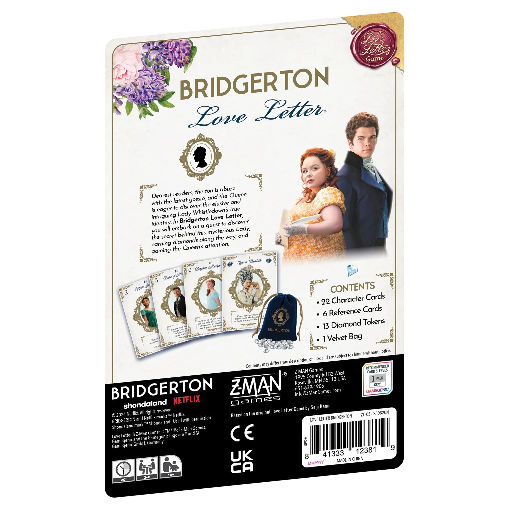 Love Letter Bridgerton Card Games ZMAN