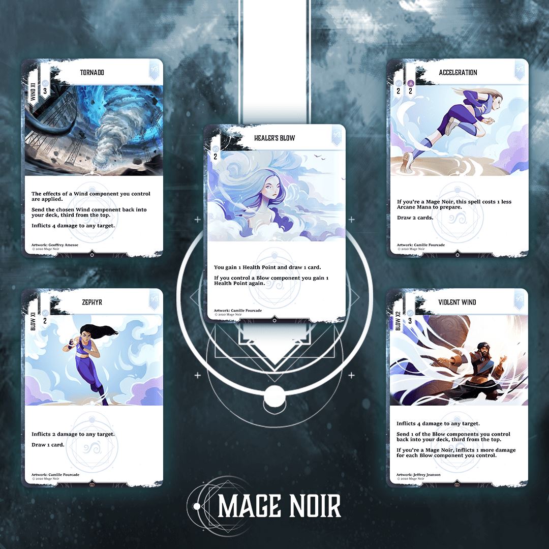 Mage Noir - Spell Crafting Card Game Card Games Double Combo Games