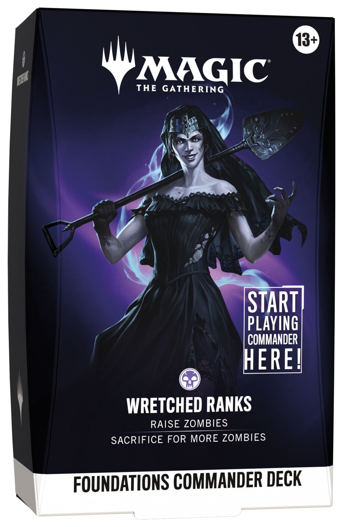 Magic The Gathering: Foundations Commander Decks CCG Wizards of the Coast Black Wretched Ranks 
