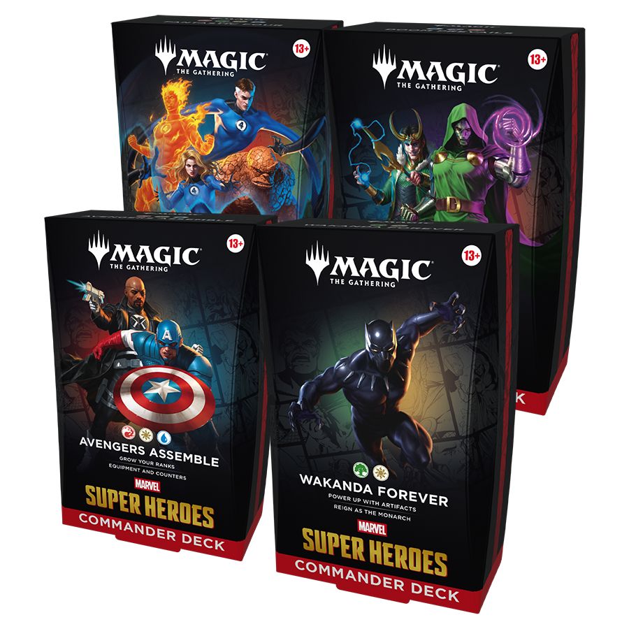 Magic The Gathering: Marvel Super Heroes Commander Deck CCG Wizards of the Coast 