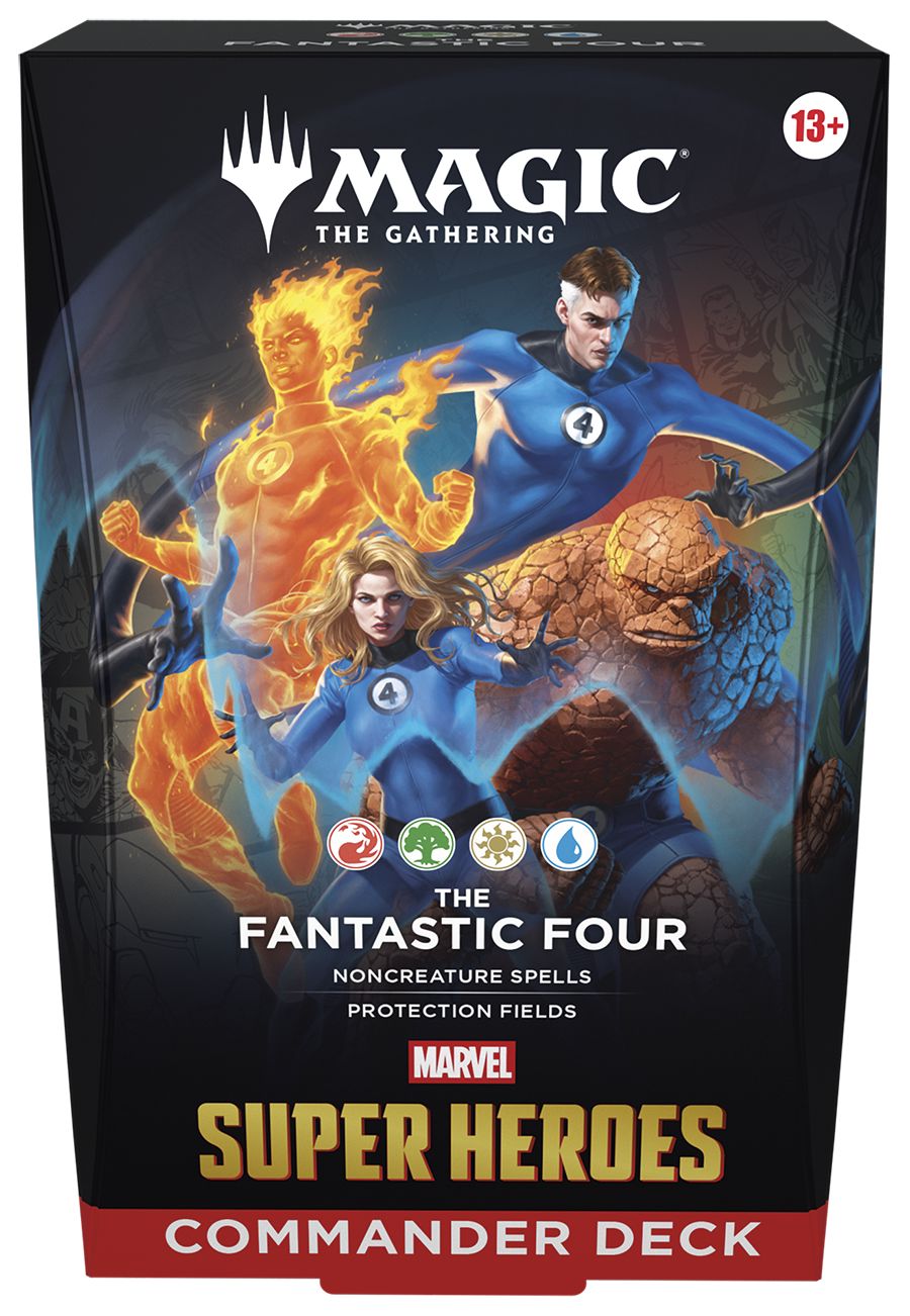 Magic The Gathering: Marvel Super Heroes Commander Deck CCG Wizards of the Coast The Fantastic Four 