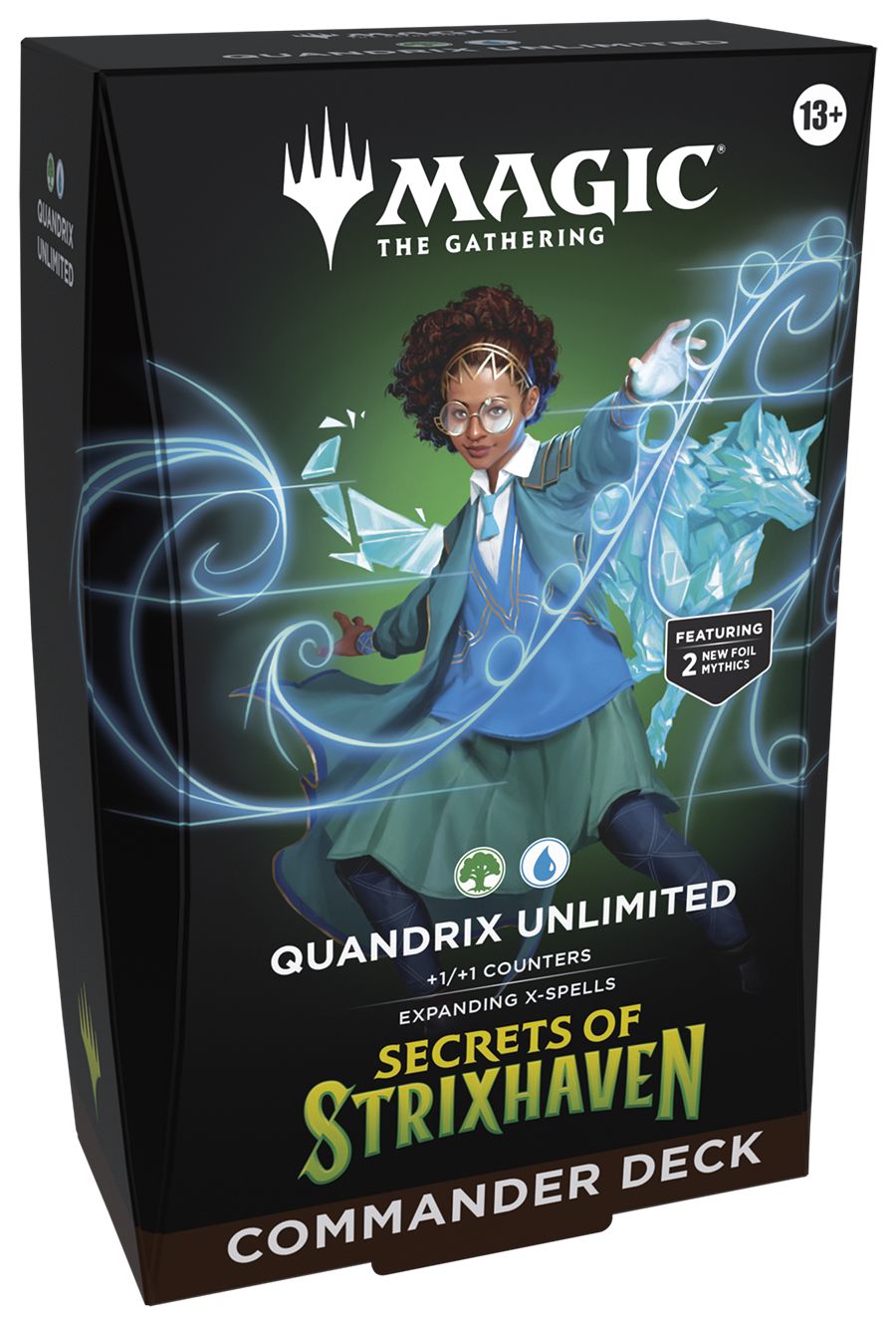Magic The Gathering: Secrets of Strixhaven Commander Decks CCG Wizards of the Coast Quandrix Unlimited 