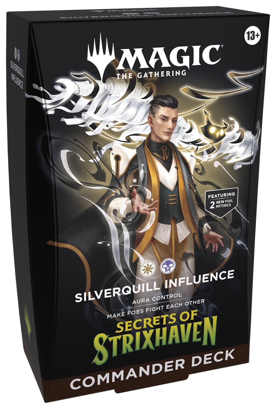 Magic The Gathering: Secrets of Strixhaven Commander Decks CCG Wizards of the Coast Silverquill Influence 