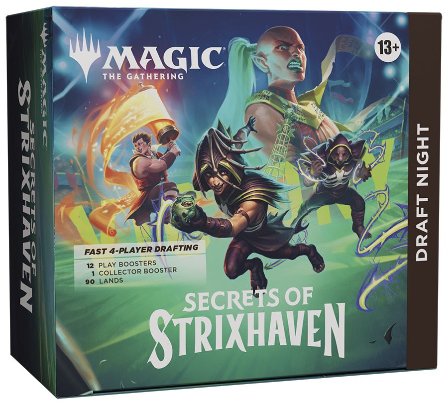 Magic The Gathering: Secrets of Strixhaven Draft Night Set CCG Wizards of the Coast 
