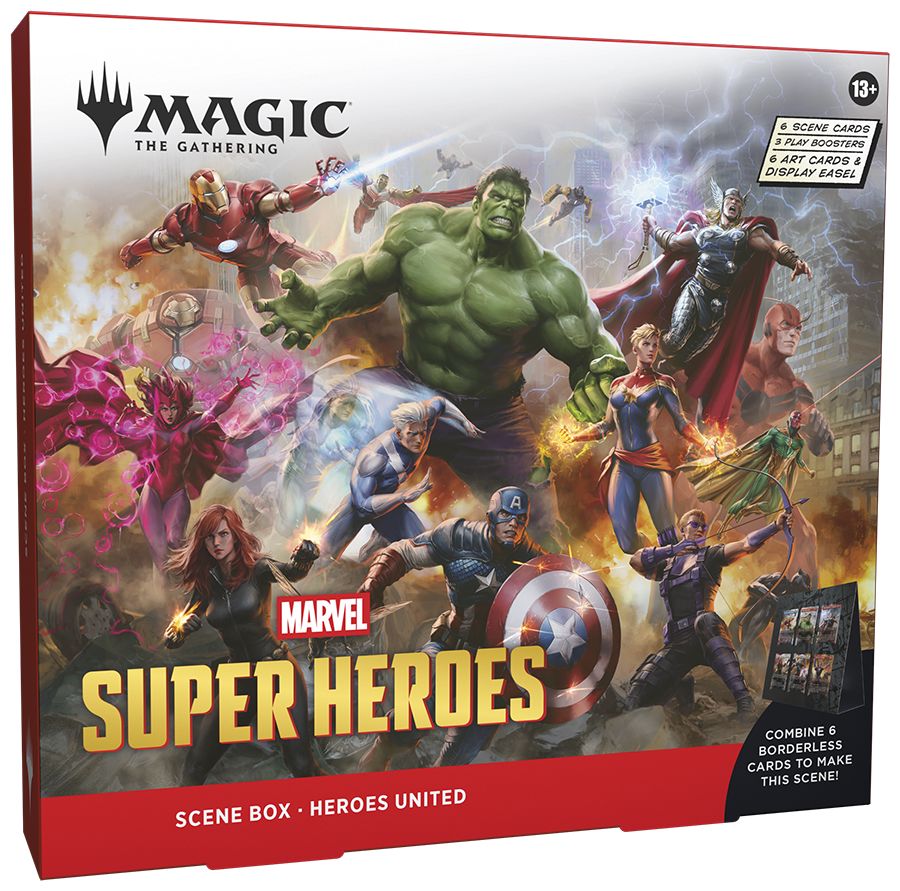 Magic: The Gathering® - Marvel Super Heroes Scene Boxes CCG Wizards of the Coast Heroes United 