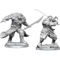 Magic Unpainted Minis: W4 Zurgo Helmsmasher & Unyielding Krumar Miniatures Wizkids
