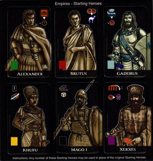 Mare Nostrum: Empires – Starting Heroes Board Games ACADEMY GAMES 