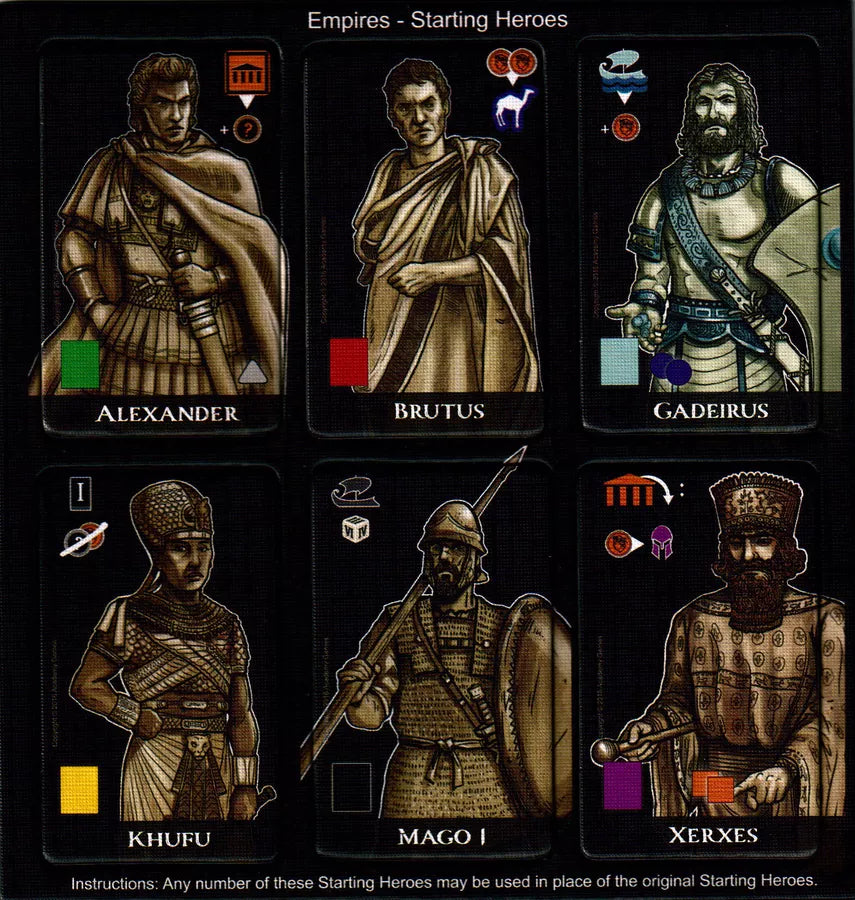 Mare Nostrum: Empires – Starting Heroes Board Games ACADEMY GAMES